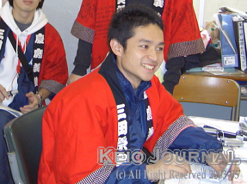 三田祭実行委員会委員長山内さん